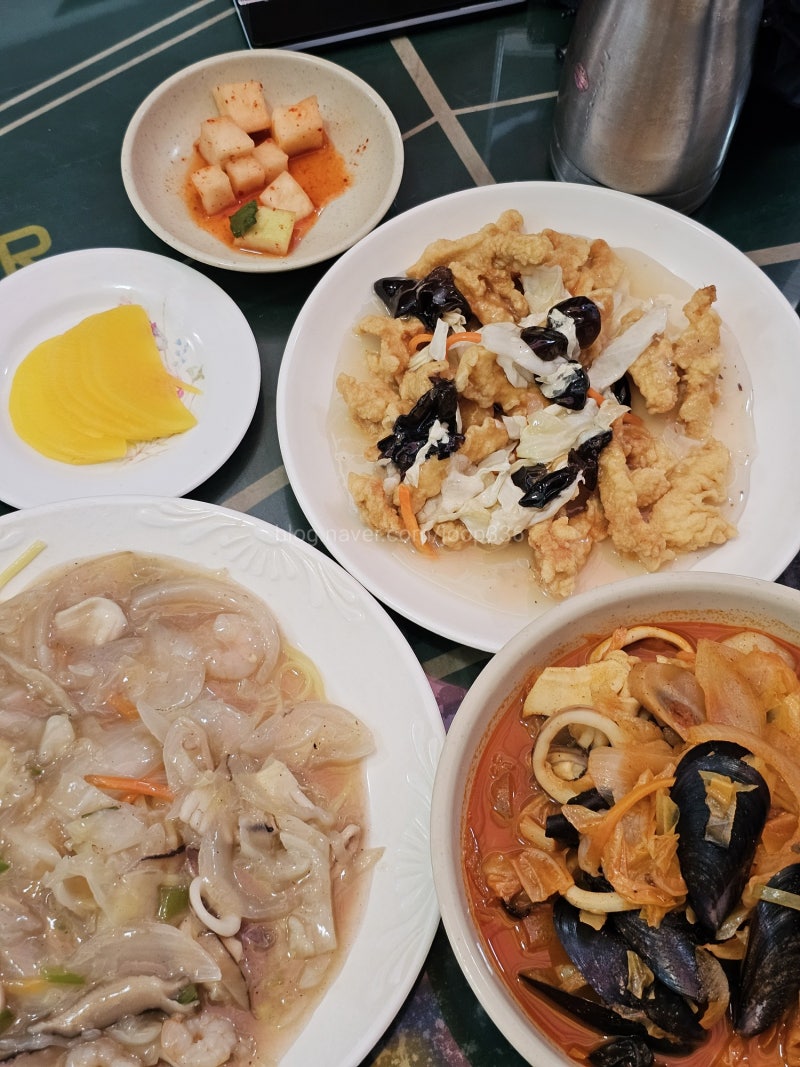 군산 3대 짬뽕 맛집 빈해원 일요일 30분 웨이팅 했어요