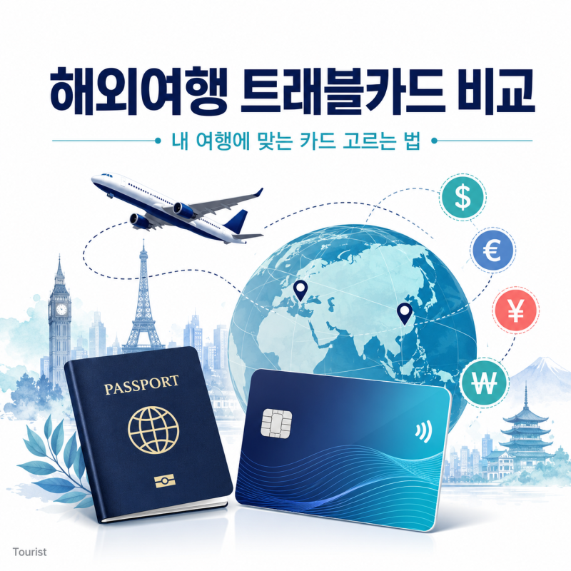[여행꿀팁] 해외여행 트래블카드 비교 추천: 환전·결제·ATM 수수료 6종 총정리(ft. 일본·유럽....