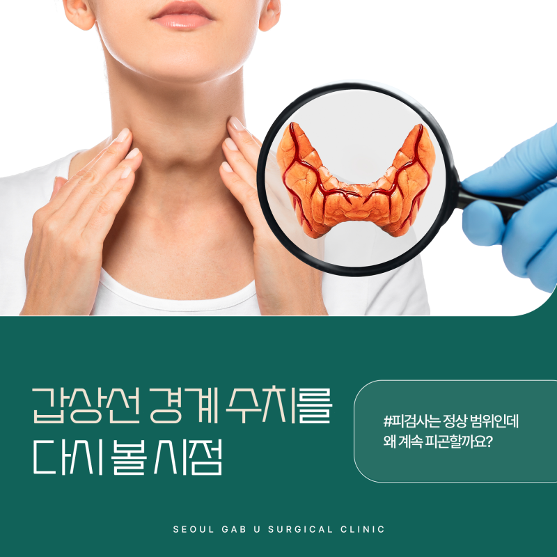 광주 갑상선, 피검사는 정상 범위인데 왜 계속 피곤할까요?