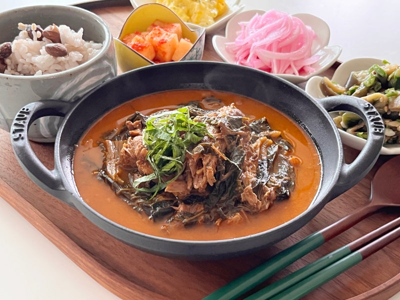 순살감자탕 온작 뼈없는 감자탕 밀키트 간단 집밥레시피 추천