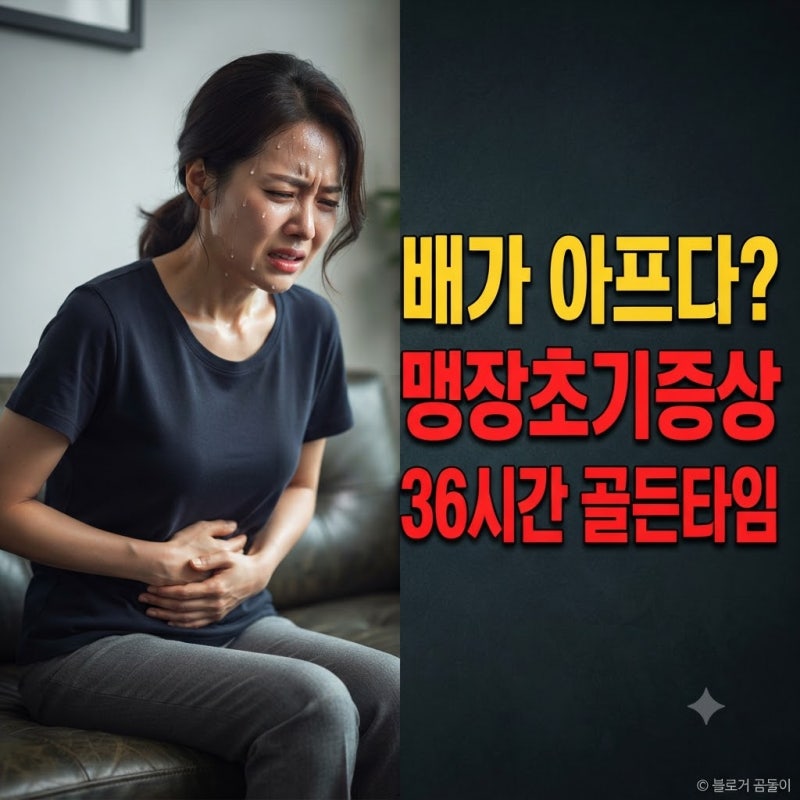 단순 배탈인 줄 알았다면 큰일! 맹장 초기증상 8가지와 여자 맹장 위치 골든타임