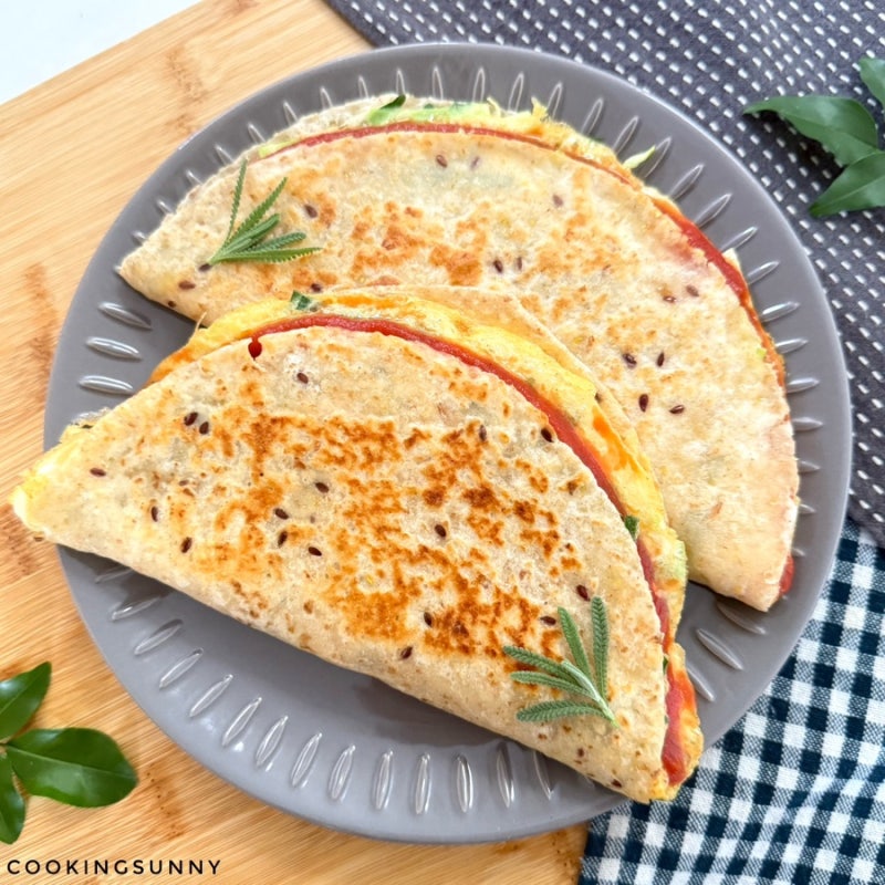 부추향 솔솔 정말 맛있고 살도 쏙쏙 빠지는 부추 양배추 또띠아 토스트 만들기 다이어트식단....