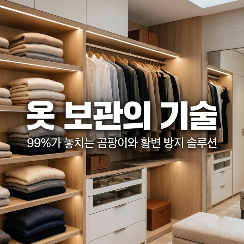맘카페 난리난 계절 옷 보관법 & 옷장 정리 꿀팁 대방출! (곰팡이, 황변, 줄어든 니트 복원까....