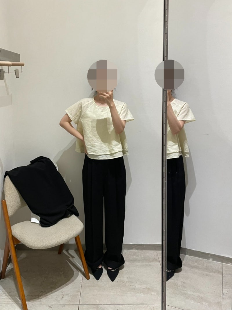 SIE 시에 f/w 신상 키작녀 착용 후기 / 가을 하객룩 추천 / 아방 와이드 트라우저, 르베 슬릿 스....