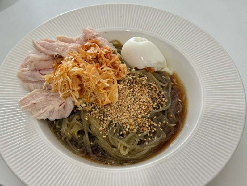곤약면 여름레시피 다이어트식단 들기름 막국수레시피