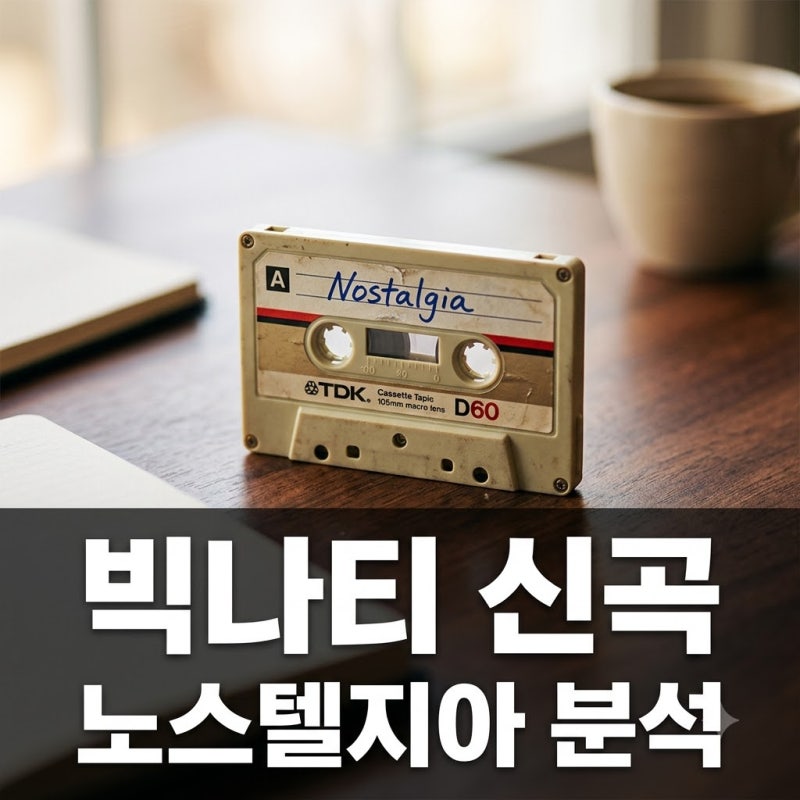 빅나티 노스텔지아 가사 해석과 음원 차트 151계단 급상승 비결 정리