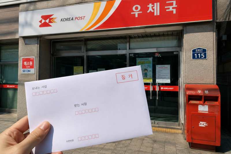 우체국 등기우편 빠른 특급 차이 비용 기간 조회 총정리