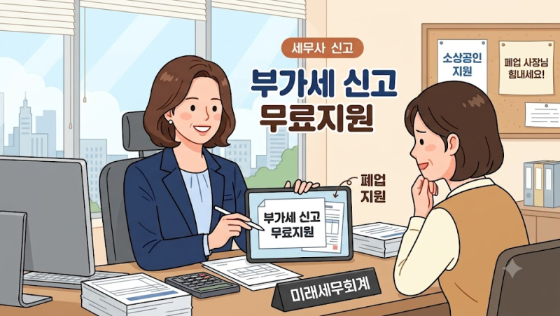 전주세무) 알고계신가요? 폐업시 부가세 신고 무료지원해드려요(폐업사장님 필독!)