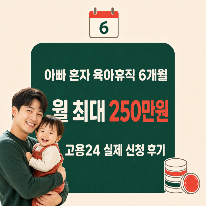 2026 아빠 육아휴직 급여, 아내가 못 쓰는 집은 얼마 받을까 (6개월 실사용)