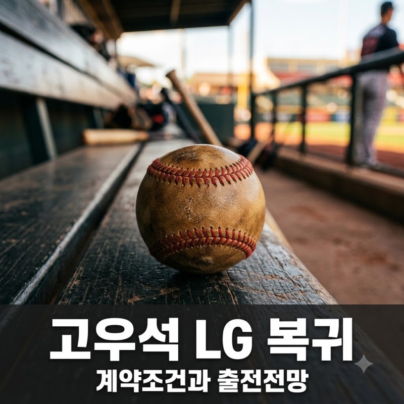 "돈 준다고 가을야구 뛰나?" 고우석 3년 만에 LG 복귀 속사정