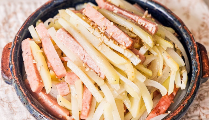 [요리/레시피] 감자채볶음 부서지지 않고 10배 더 맛있어지는 비밀 재료와 꿀팁!