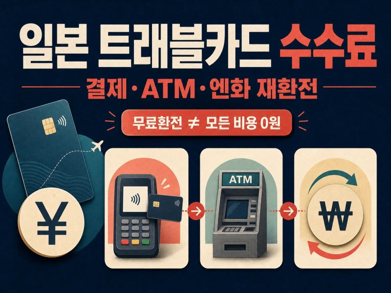 [2026년 9월] 트래블카드 일본 결제·ATM·엔화 재환전 수수료, 단계별로 이렇게 바뀝니다