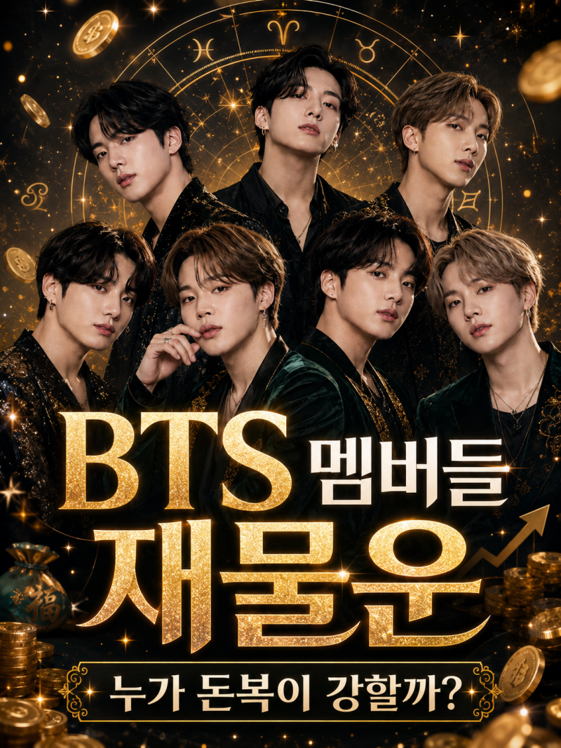 BTS 진 사주 재물운｜2026년 돈보다 ‘결과물’이 중요한 이유