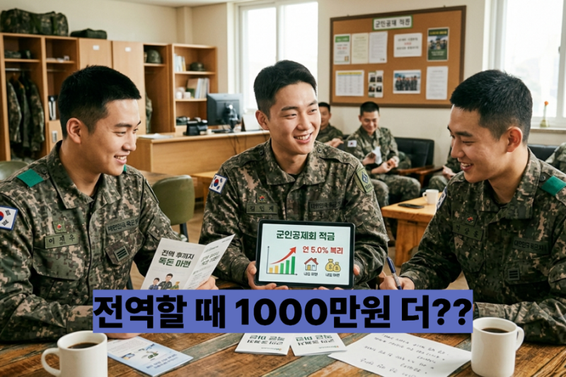 [2026 최신] 군인공제회 적금 총정리! 병 회원 연 5% 복리 금리, 가입조건부터 만기 수령액까지