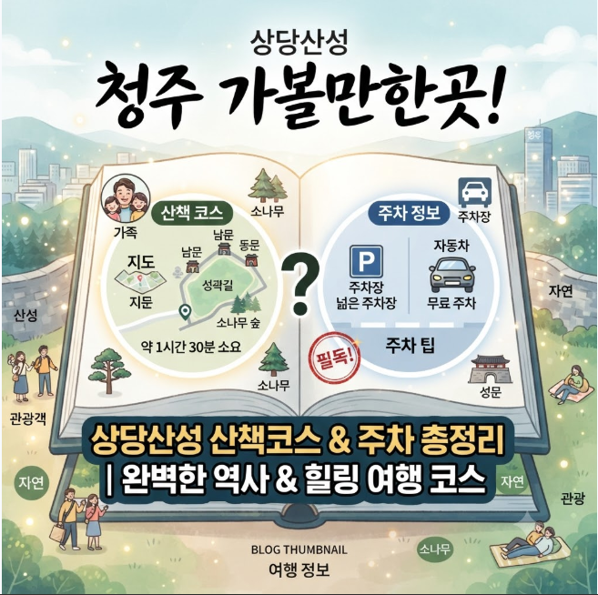청주 가볼만한곳 상당산성 산책코스 주차 총정리