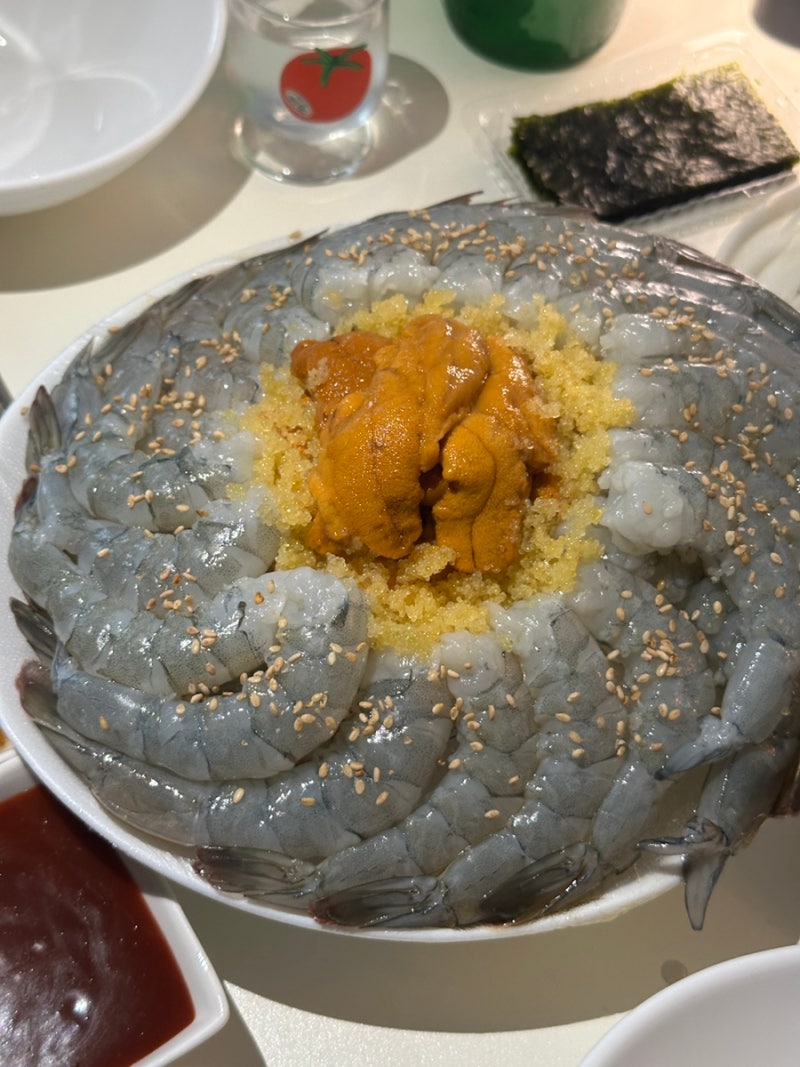 생새우회 홈파티 레시피｜통수산 활새우 1kg 후기