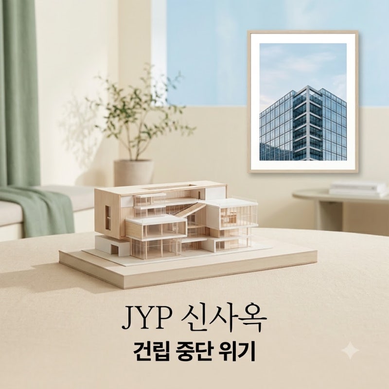 JYP 신사옥 건립 중단 위기 755억 부지 논란과 사생활 침해 쟁점