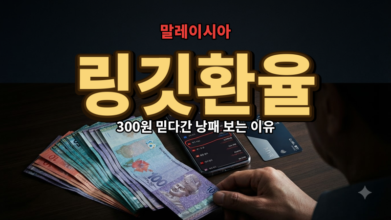 1링깃 300원 믿었다간 낭패…말레이시아환율 변동과 환전 팁 | 경비 절약