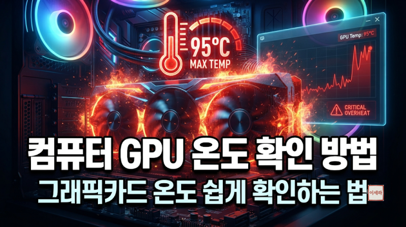 컴퓨터 GPU 온도 확인 방법｜그래픽카드 온도 쉽게 확인하는 법