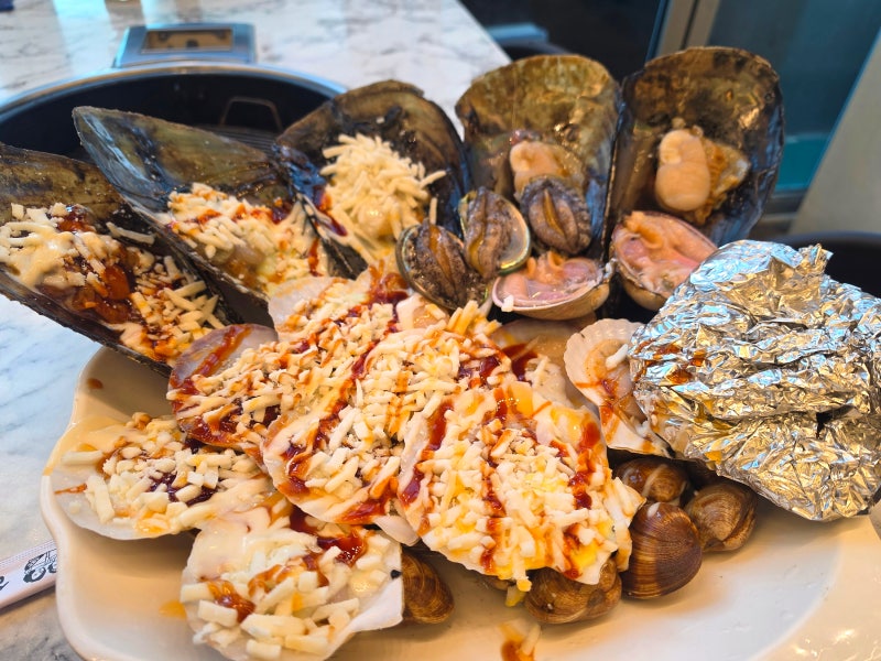 대천 조개구이 섬과섬사이, 푸짐했던 대천해수욕장 맛집