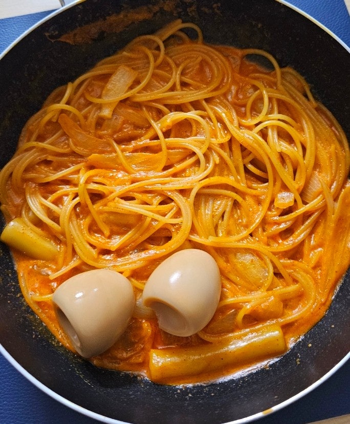 [신전떡볶이]로제.포테이토치즈스틱.참치샐러드컵밥/+파스타