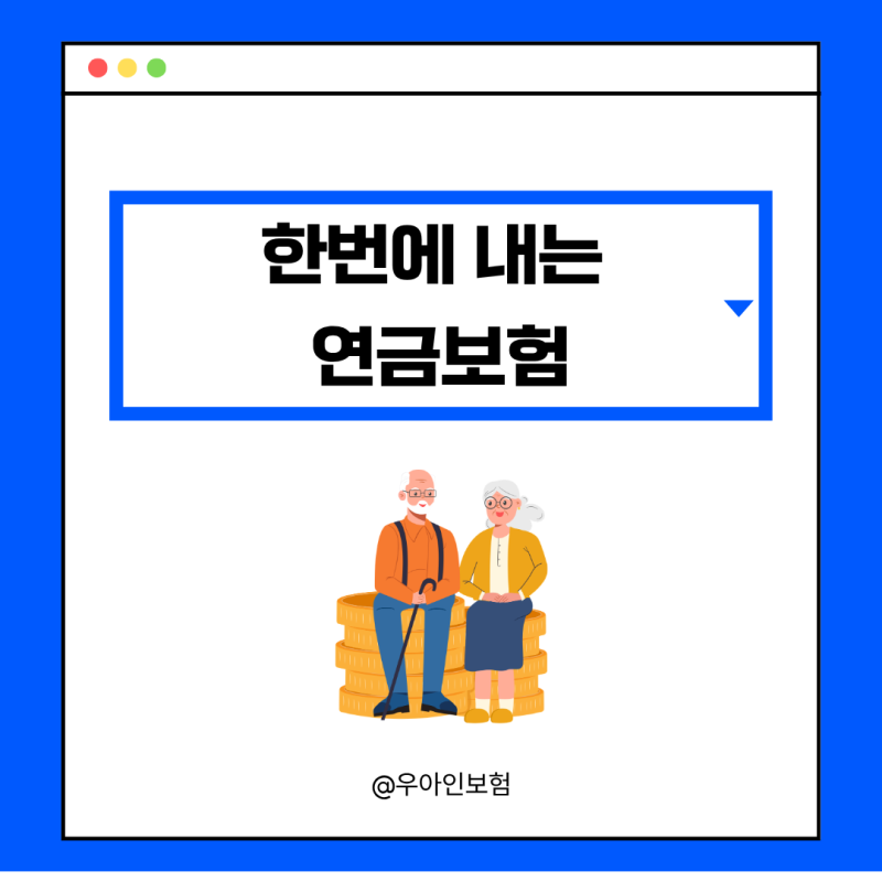 한번에 내는 연금보험 가장 많이 물어보시는 질문 입니다.