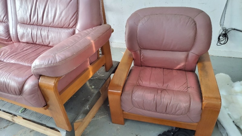 수지쇼파리폼,수지소파리폼,오래된 가죽쇼파, 산뜻한 패브릭쇼파로 새롭게 변신