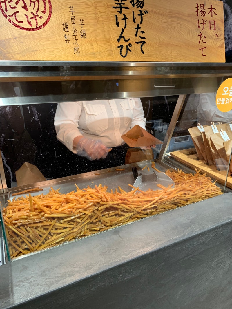 후쿠오카 텐진 또간집 추천! ‘이모야킨지로’ 고구마스틱 위치·가격·포장 유통기한 내돈....