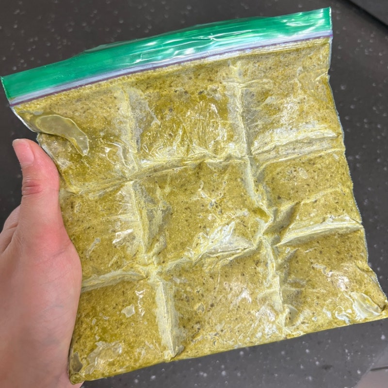 바질페스토 냉동보관ㅣ비싼용기 필요 없음, 코스트코 데체코