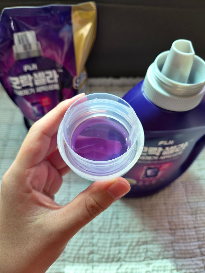 빨래 쉰내 제거 세제 캡슐 모락셀라 코튼향 사용 후기