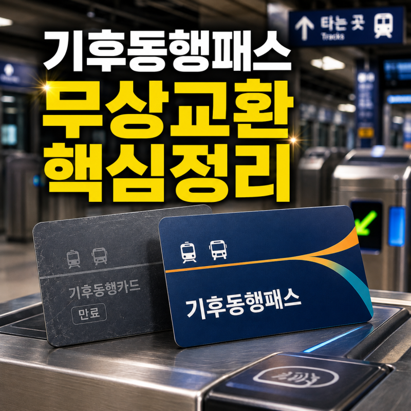 기후동행패스 무상교환 12개역 어디? 준비물·교환방법 정리