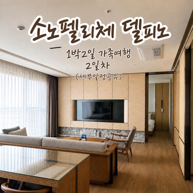 [속초 1박2일] 부모님 모시고 소노펠리체 델피노 효도여행 Day2 (세부일정 공유)