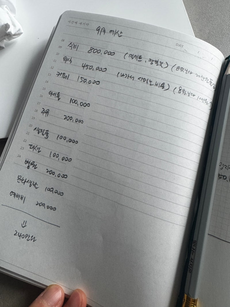 3일도 못 가던 제가 한달 성공한 가계부 쓰는법, 딱 4가지만 바꿨어요
