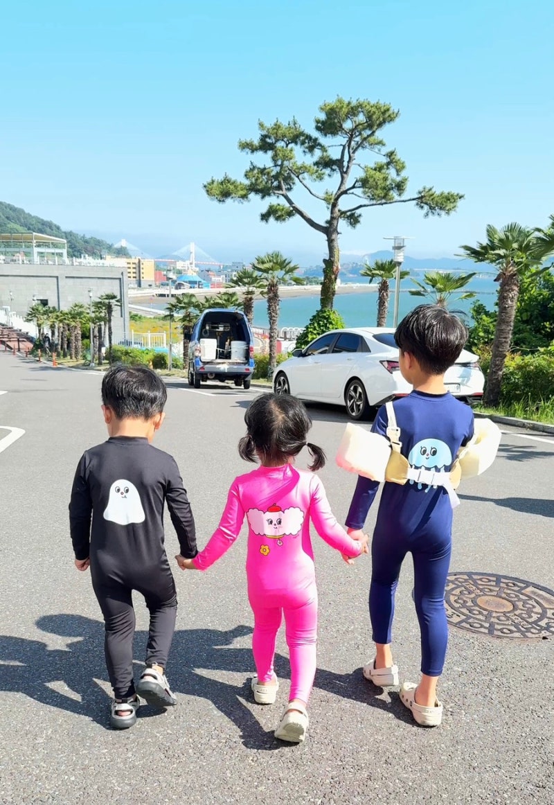 Sacheon Arte Resort: 5-Person Family Stay Review | Enjoying the Infinity Pool with Kids | 5-Person Family Trip