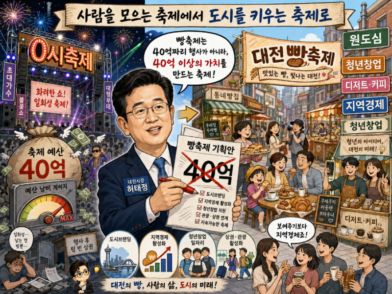 0시축제는 가고, 빵축제는 ‘산업’으로 가야 한다