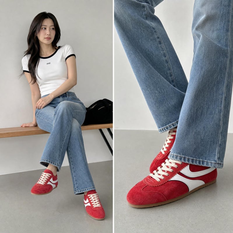 공효진 신발 뭐야?｜무대인사에서 시선 강탈한 드리스 반 노튼 토마토 스니커즈