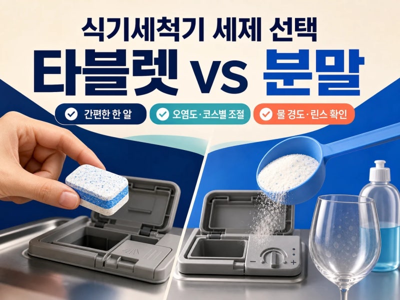 타블렛 한 알이면 될까? 식기세척기 세제 타블렛과 분말·린스 고르는 기준 (+ 세제 사용량 | ....