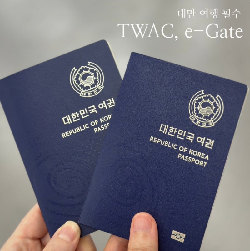 대만 여행 필수 이심 유심 실명인증 입국신고서 (TWAC) 이게이트 (e-gate) 신청