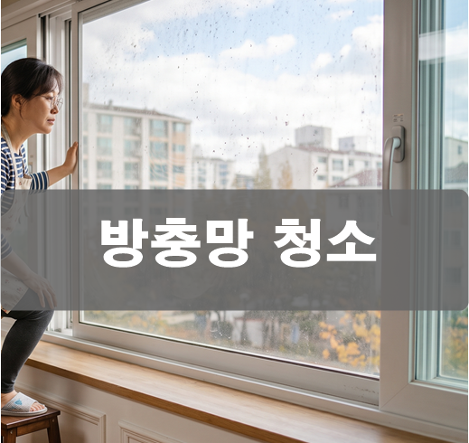 방충망 청소 창틀 방충망, 뜯지 않고 청소하는 요령