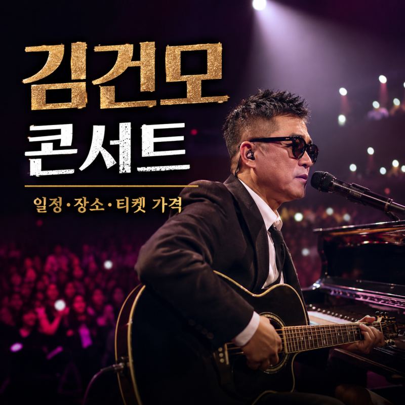 김건모 35주년 콘서트 대구 일정·예매 총정리