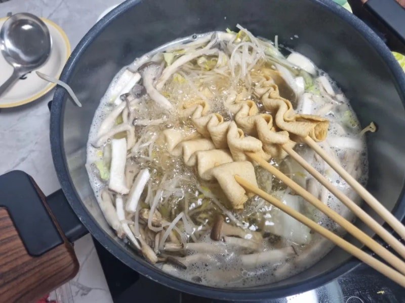 비 오는 날, 4살 아이와 함께 만든 엄마표 샤브샤브