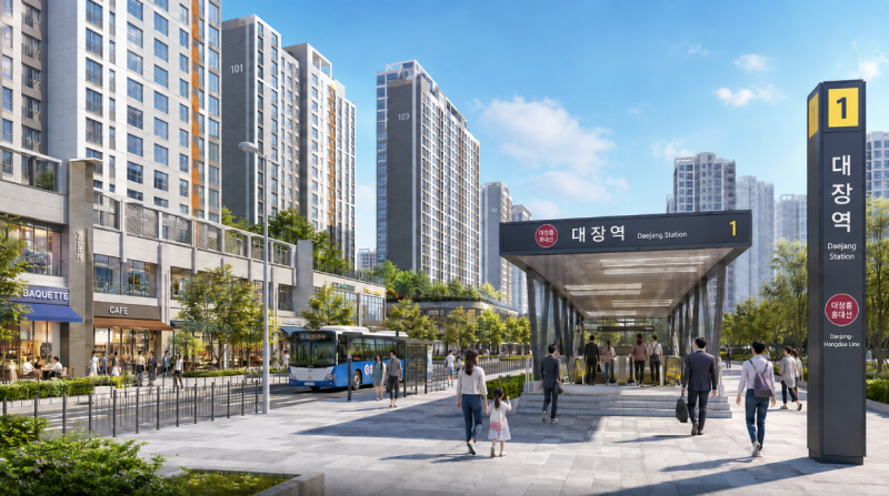 부천대장 A2 ‘하우스토리 디센트’ 대장역 역세권 + 민간참여 공공분양, 부천대장 시세 리딩....