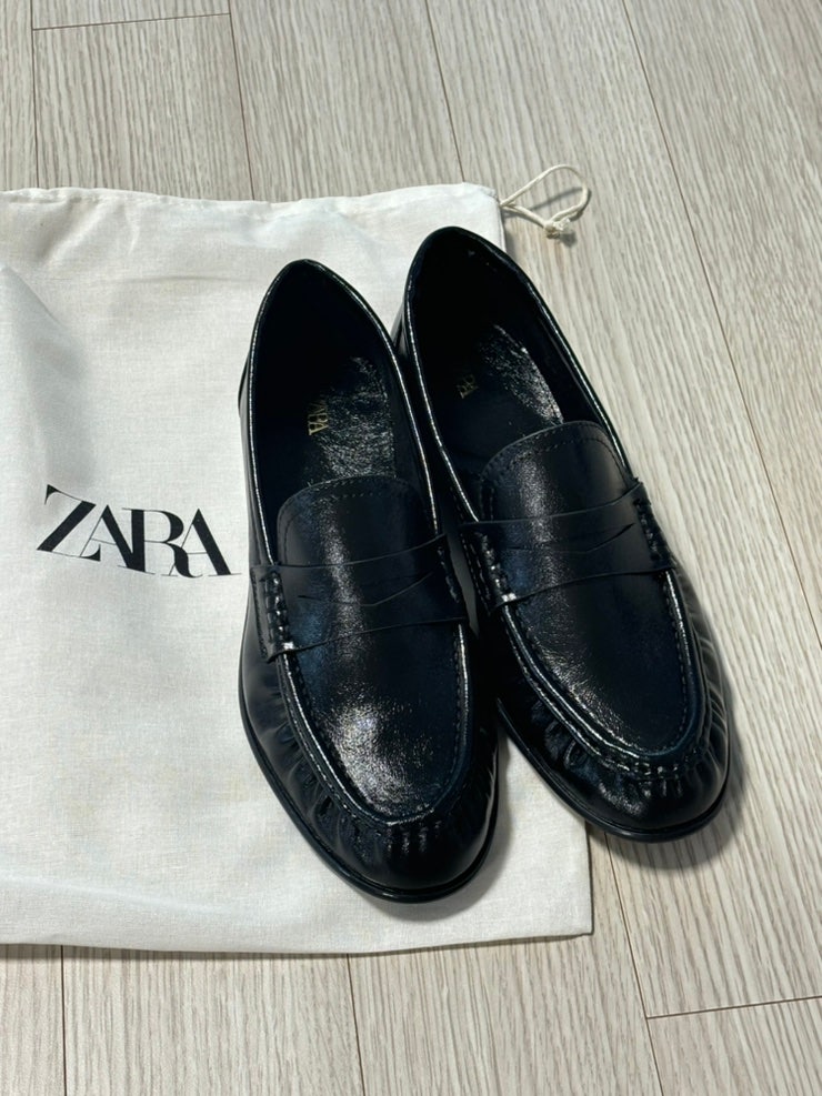 더로우맛 자라 ZARA 소프트 셔링로퍼 36 사이즈 추천 팁