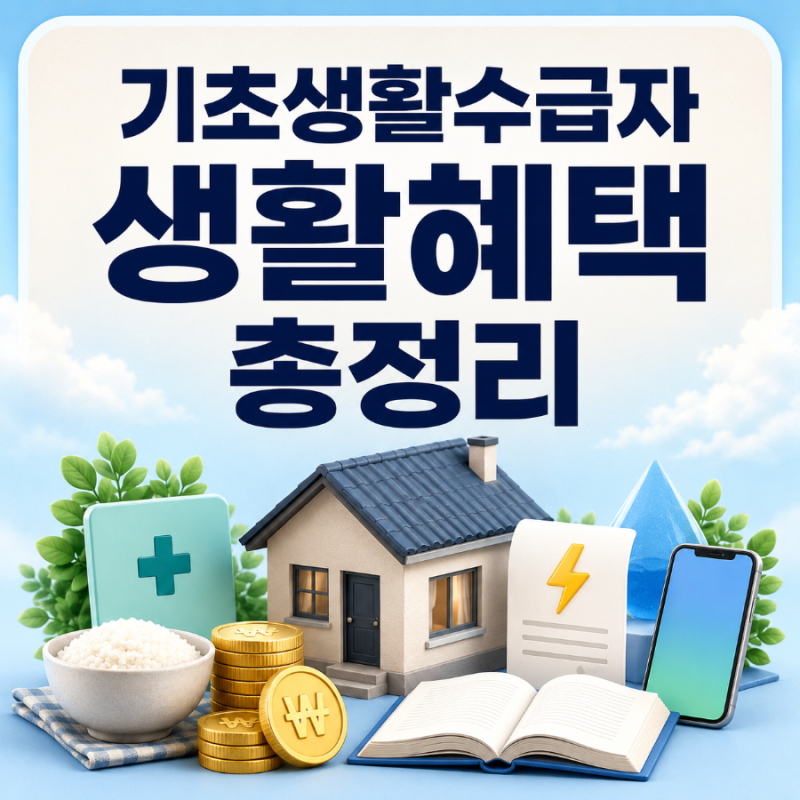 기초생활수급자 생활혜택 총정리｜생계·의료·주거·교육급여별로 무엇이 다를까?