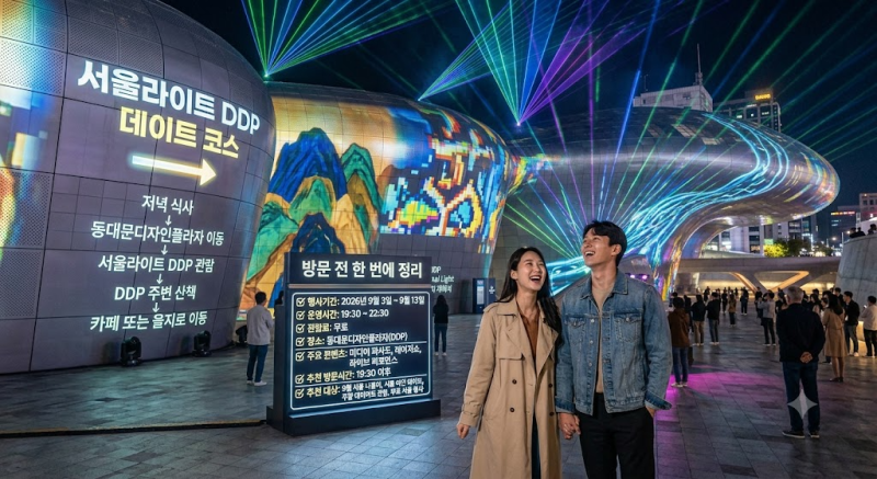 서울라이트 DDP 2026 가을 일정·시간·주차 총정리｜9월 서울 가볼만한곳