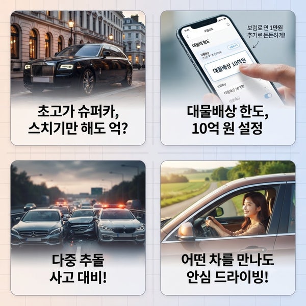롤스로이스와 사고 났다면 자동차보험 대물배상은 얼마가 필요할까?