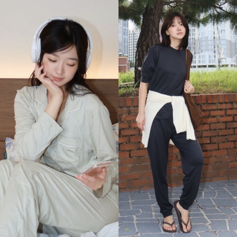 자주 클라우드 라운지웨어 JAJU 구름 파자마 후기｜이지웨어, 편한 잠옷세트 추천