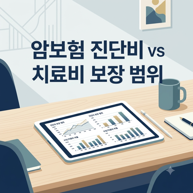 암보험 진단비 vs 암 치료비 특약, 내 돈 지키는 최적의 포트폴리오 분석