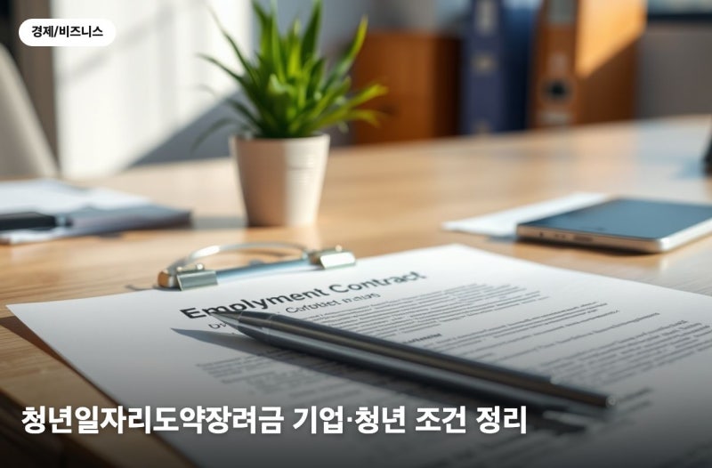 청년일자리도약장려금 기업·청년 조건 정리, 최대 720만원 받는 법