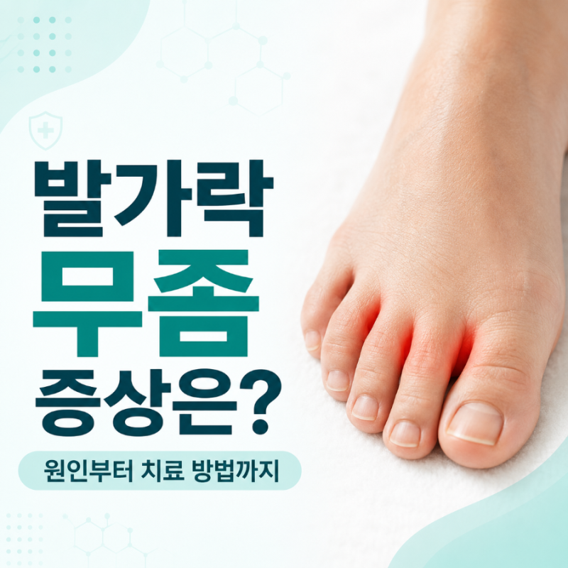 발가락무좀 증상은? 원인부터 치료 방법까지 총정리